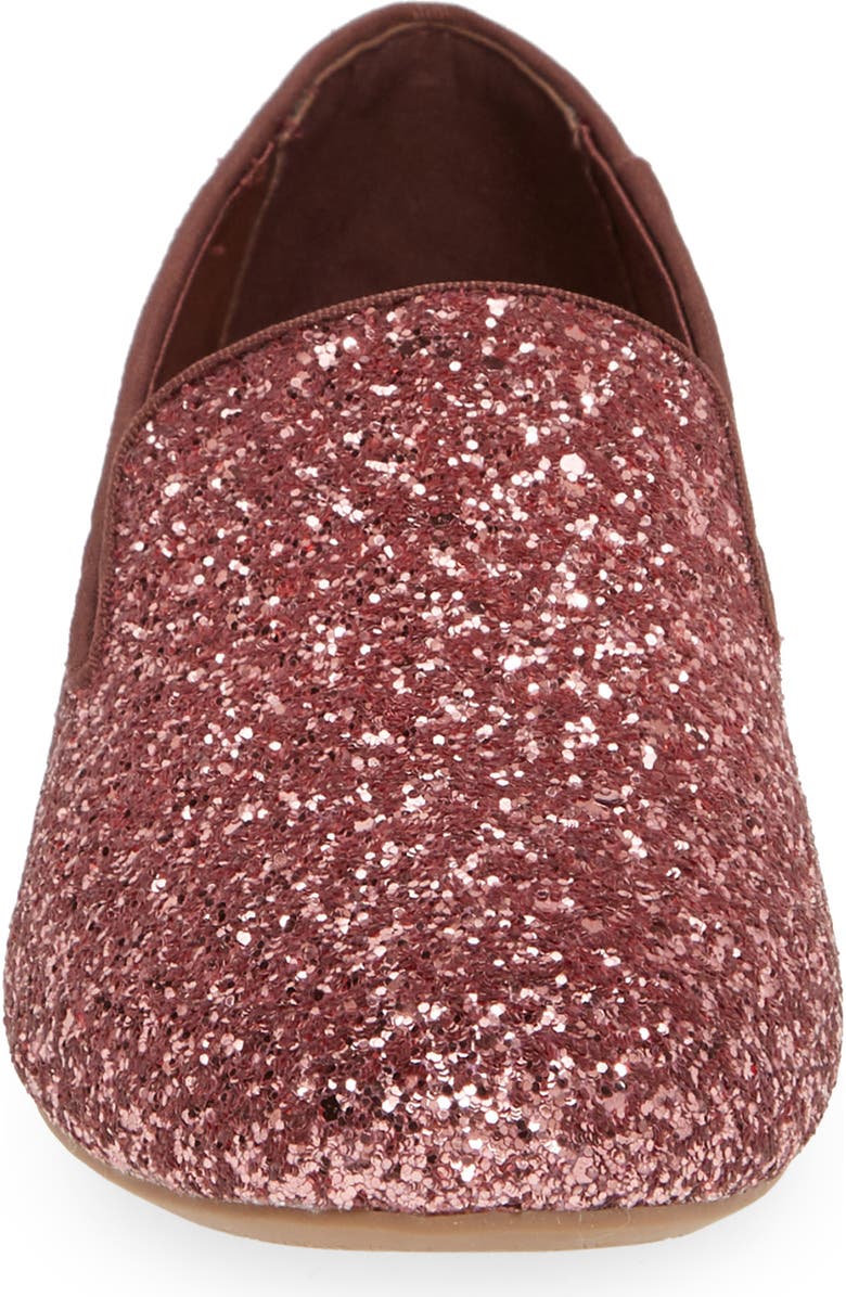 Birdies Starling Glitter Flat, Alternate, color,