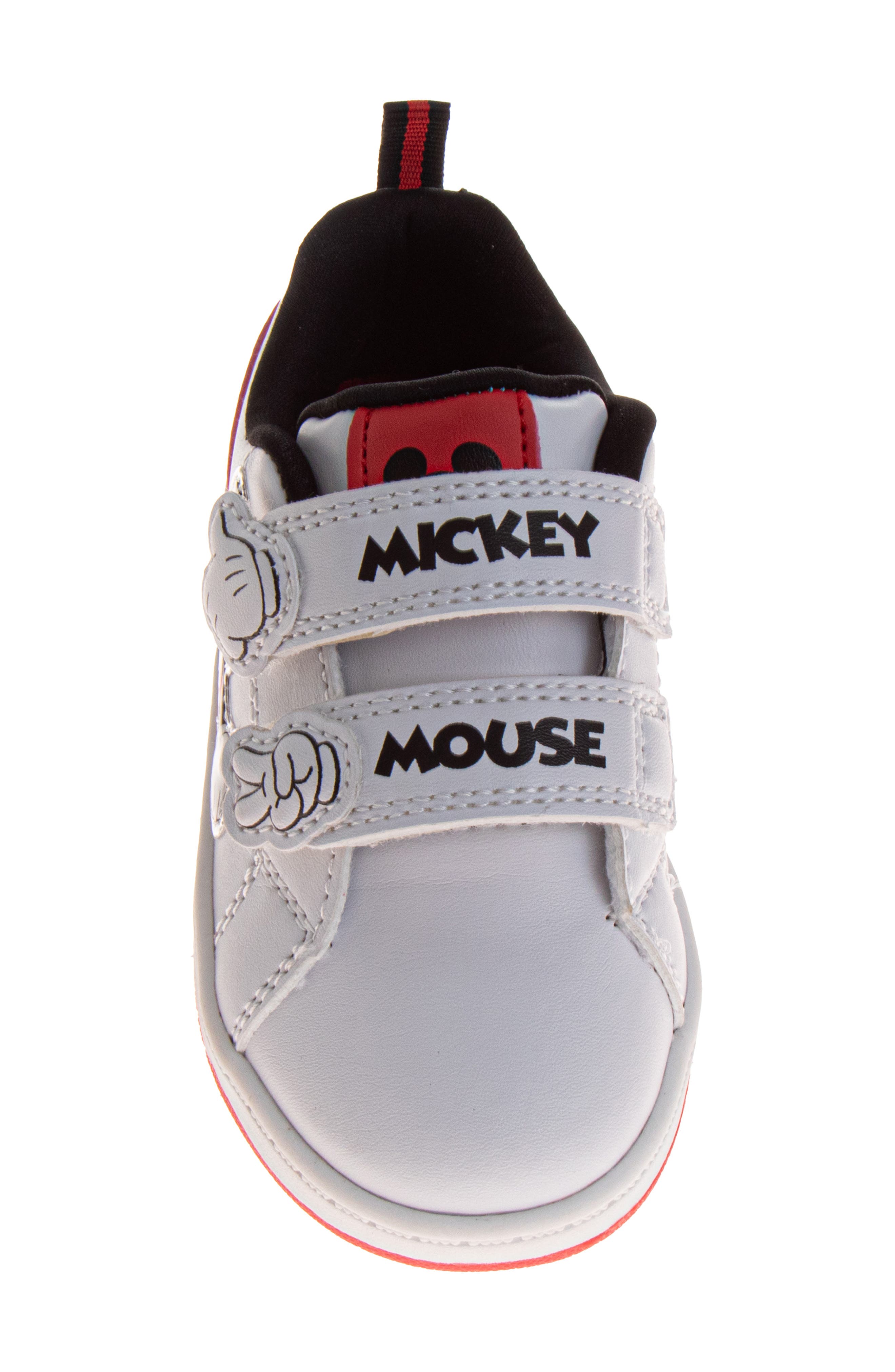 JOSMO Disney<sup>®</sup> Mickey Mouse<sup>®</sup> Sneaker, Alternate, color, White/ Red