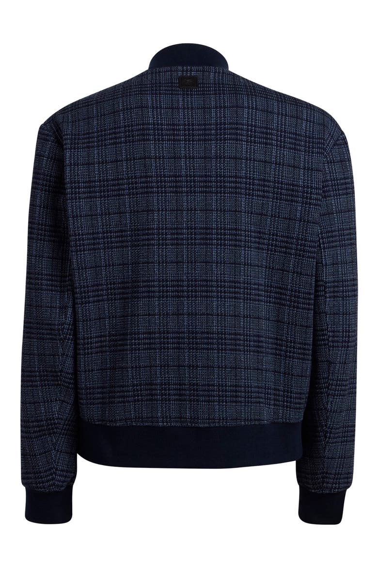 Classic Plaid Bomber Jacket, Alternate, color, BLUE MULTICOLOR