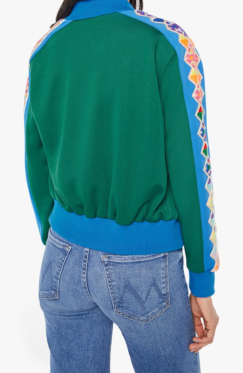 MOTHER The False Start Bomber Jacket, Alternate, color, That Tracks