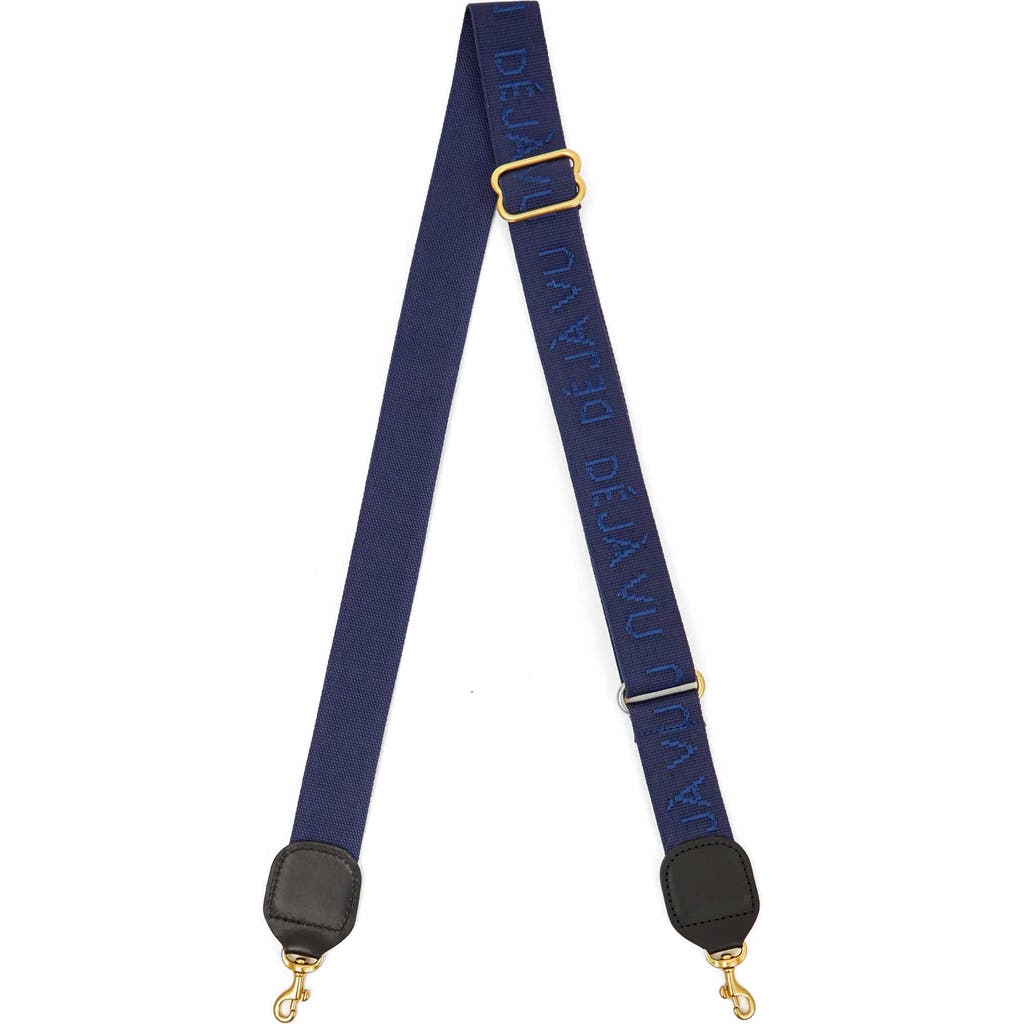 Clare V . Déjà Vu Adjustable Crossbody Strap In Blue
