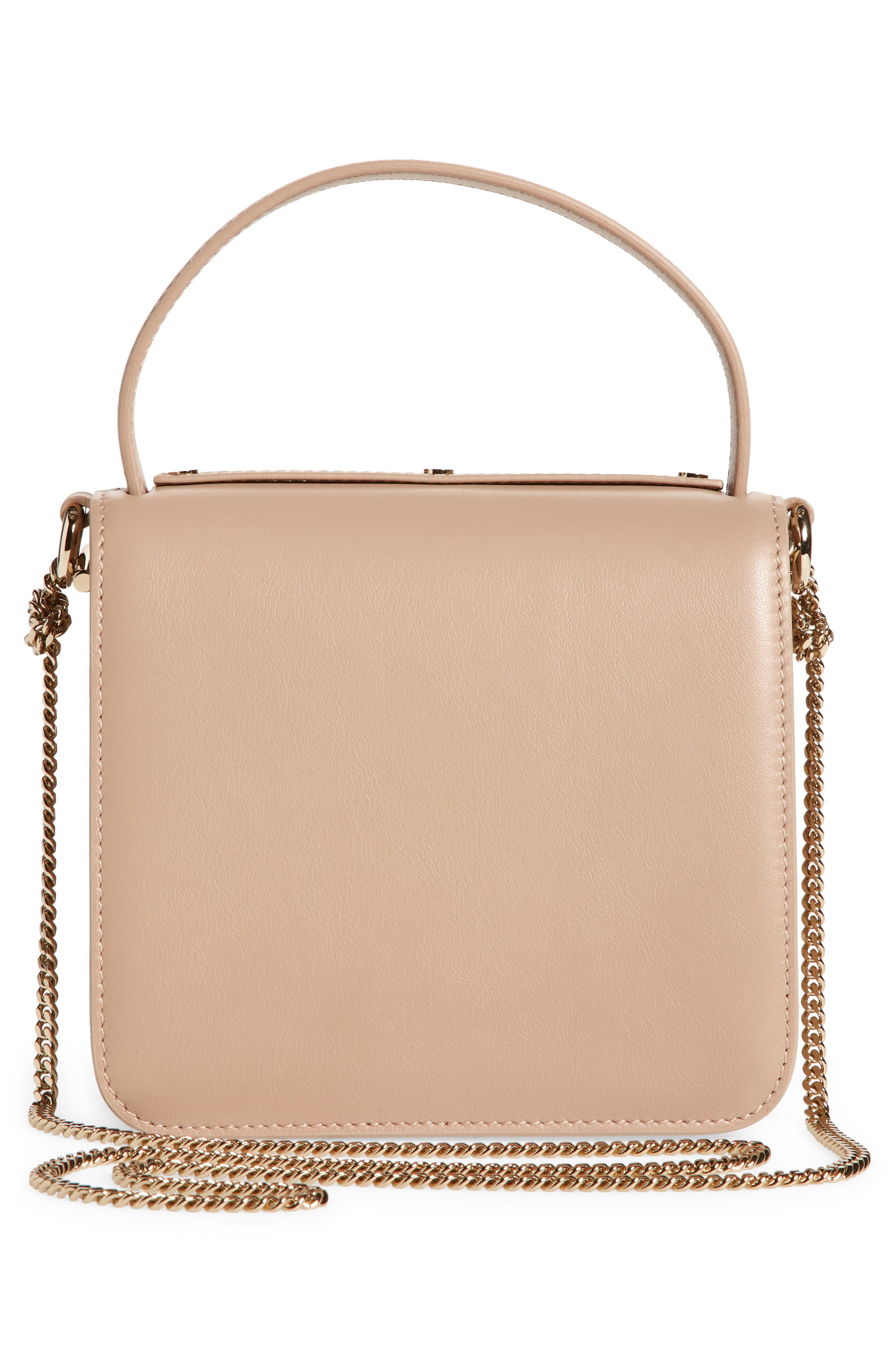 Chloé Penelope Structured Leather Top Handle Bag, Alternate, color, 