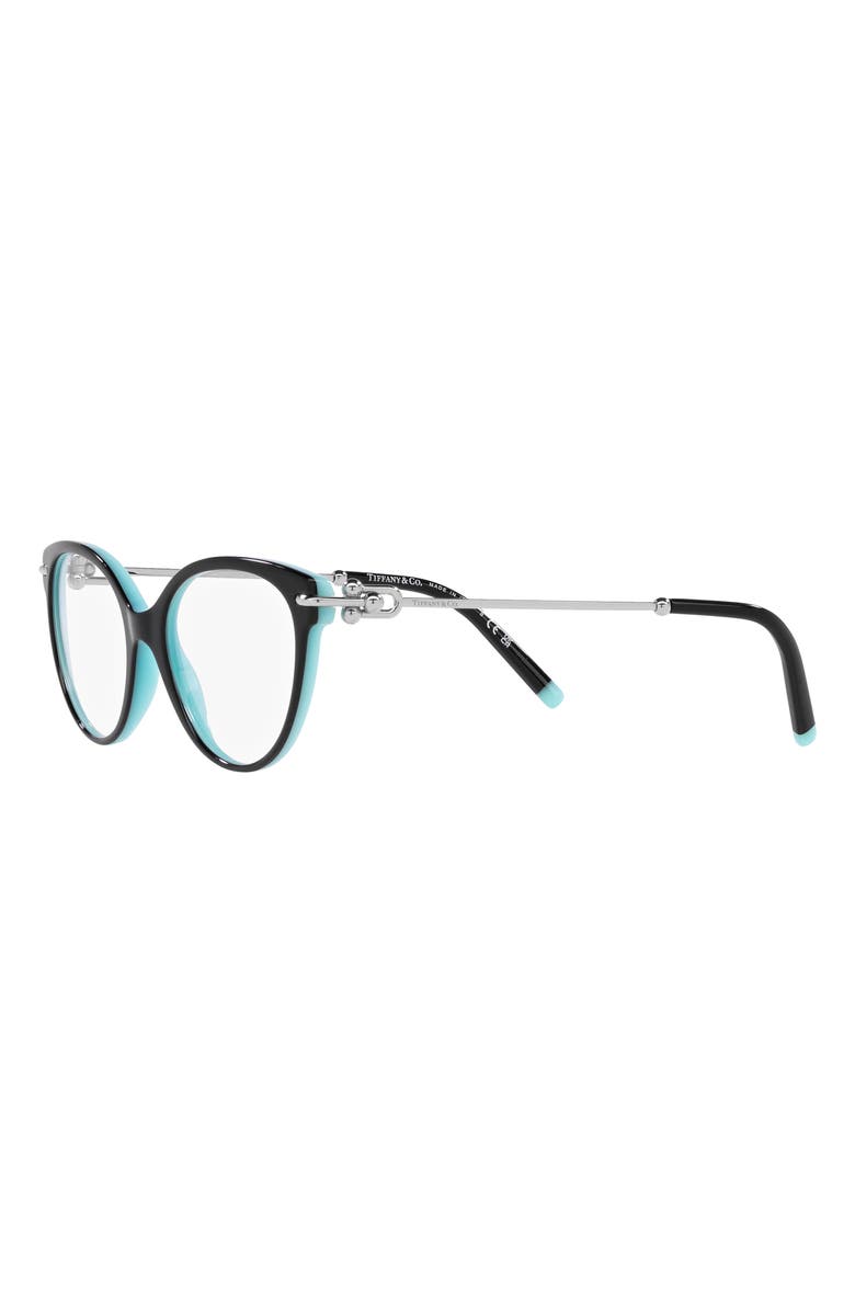 Tiffany & Co. 53mm Cat Eye Optical Glasses, Alternate, color, 