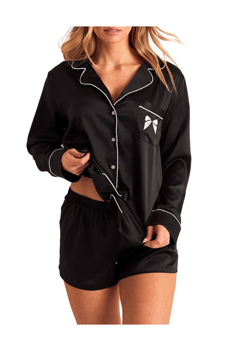 Sammie Pajama Set, Main, color, Black