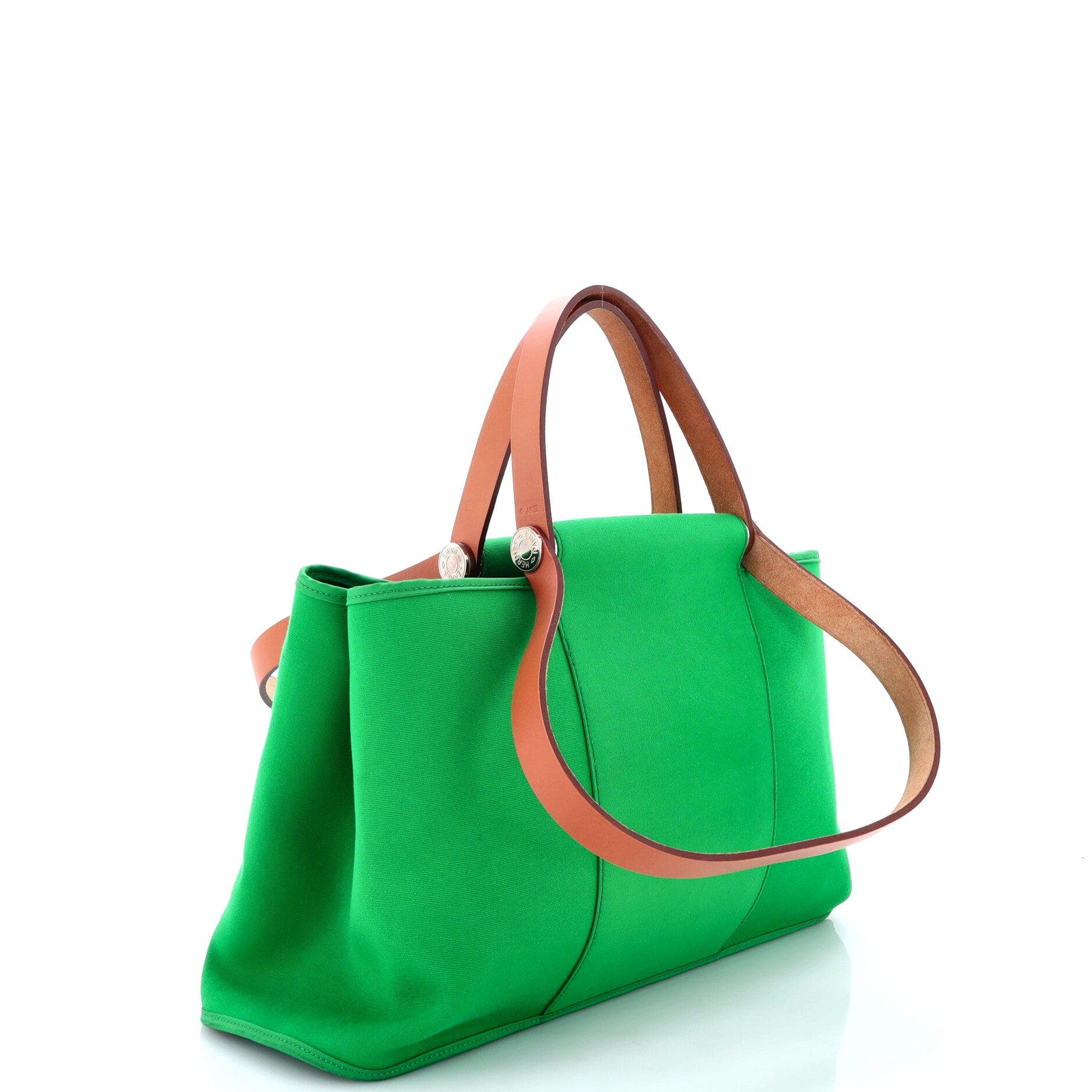 Cabag Elan Toile and Leather 39, Alternate, color, Green