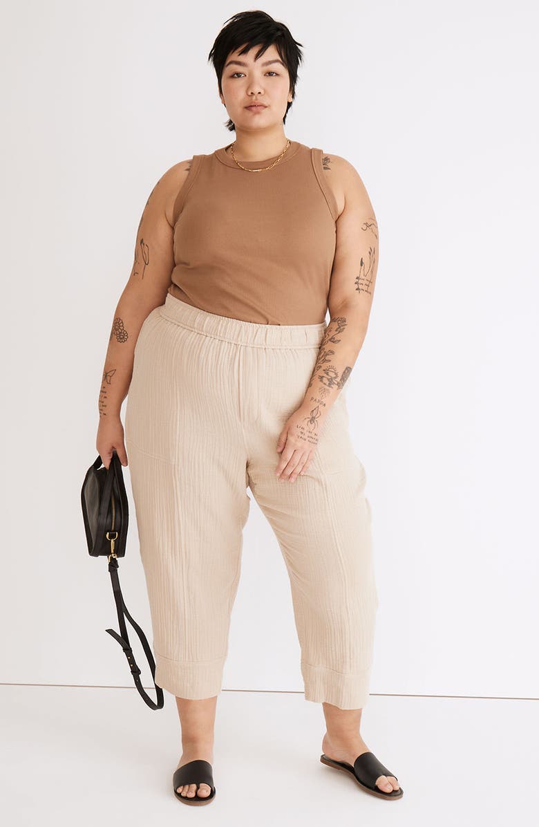 Madewell Lightspun Balloon Pants, Alternate, color,