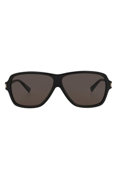 62mm Aviator Sunglasses