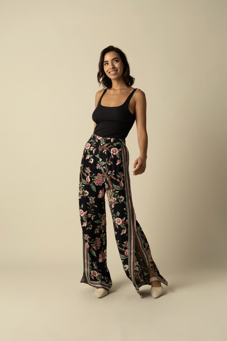 Hallie Black Trousers, Alternate, color, Black