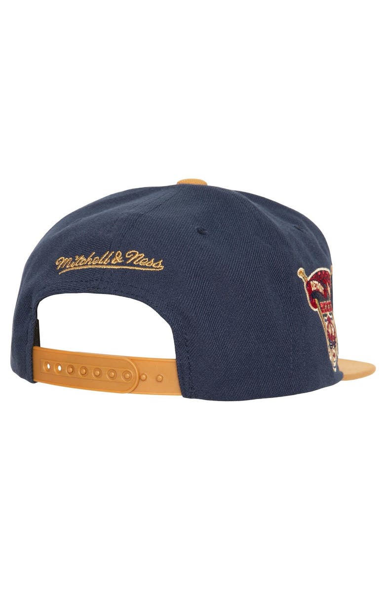 Mitchell & Ness Men's Mitchell & Ness Navy Detroit Tigers Work It Snapback Hat, Alternate, color,