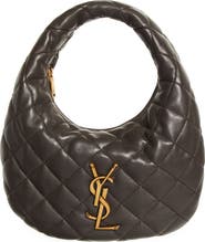 Saint Laurent Baby Icare Quilted Leather Hobo Bag