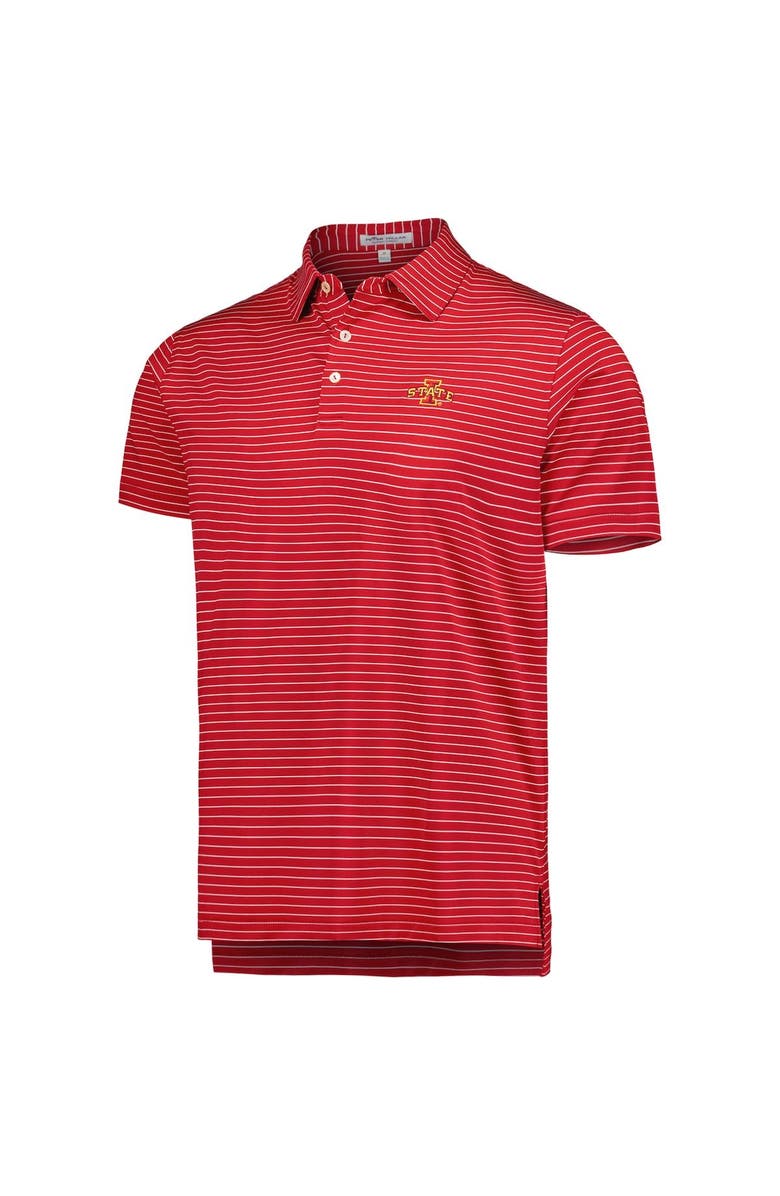 Peter Millar Men's Peter Millar Cardinal Iowa State Cyclones Crafty Performance Jersey Polo, Alternate, color,