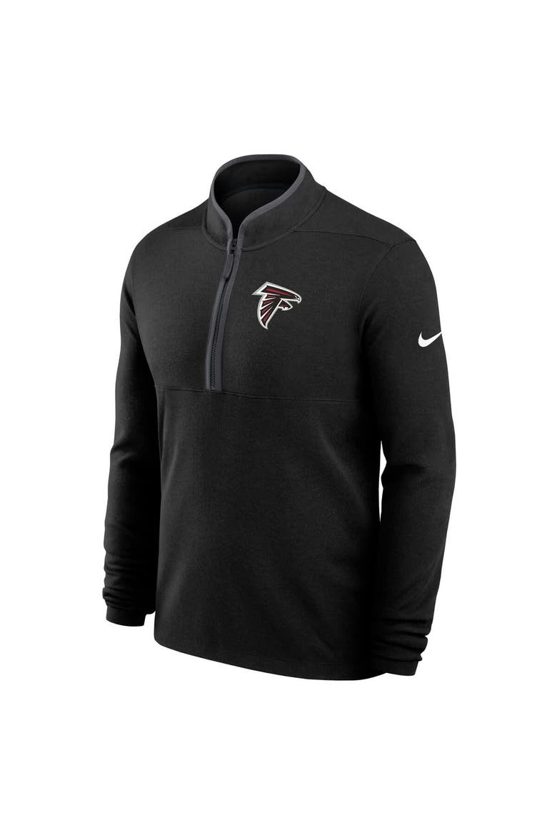 Men's Nike Black Atlanta Falcons Lightweight Victory Dri-FIT Half-Zip Pullover, Alternate, color, Black