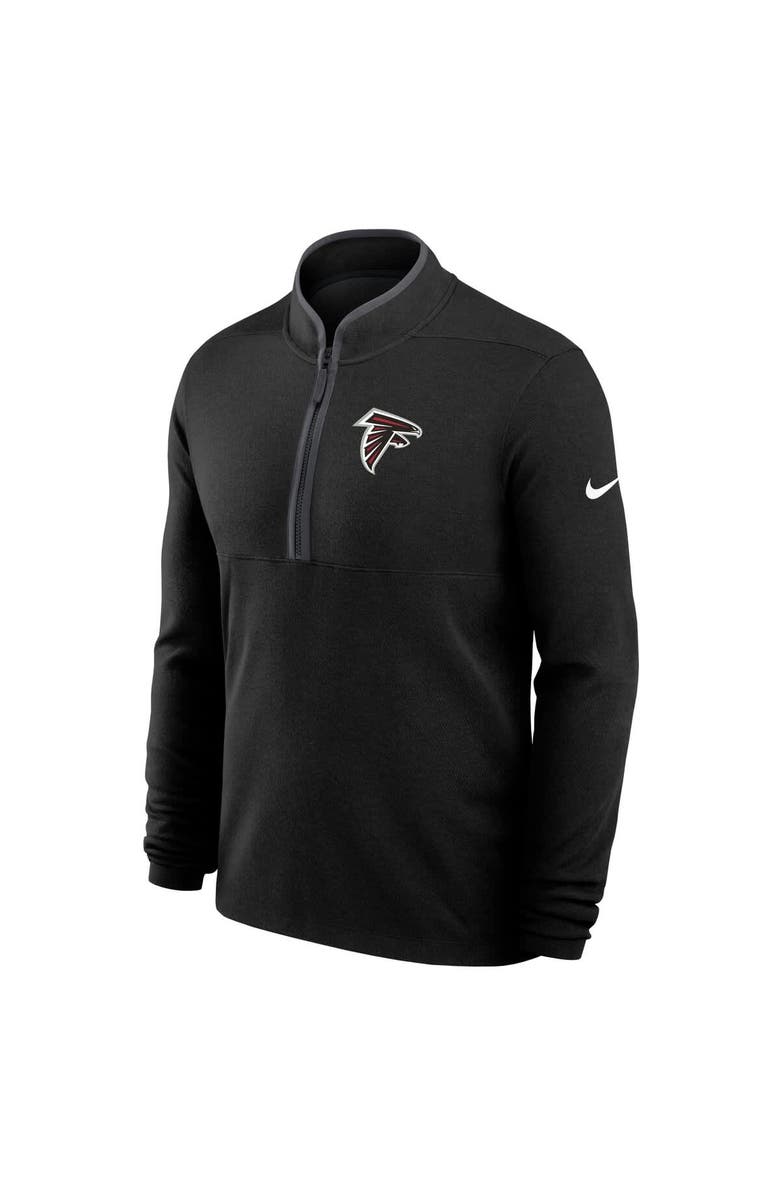 Nike Men's Nike Black Atlanta Falcons Lightweight Victory Dri-FIT Half-Zip Pullover, Alternate, color, Black