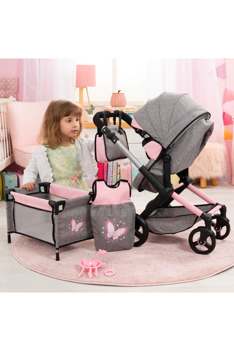 Xeo Mega 10Piece Set Pram, Bed, Handbag & Accessories, Alternate, color, Multicolored
