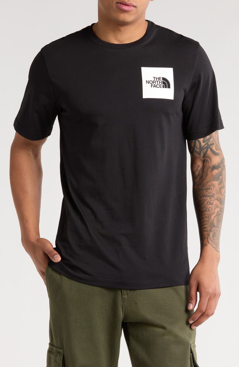 The North Face Fine Cotton Blend Logo Graphic T-Shirt, Main, color, 