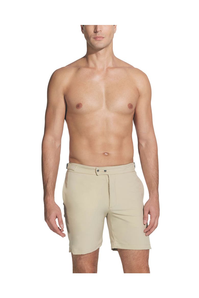 Jack - Men Swim Shorts, Main, color, Army Green