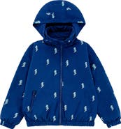 CALONIE Kids' Max Rain Water Repellent Reversible Windbreaker