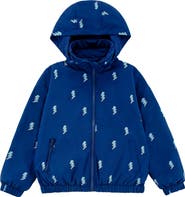 CALONIE Kids' Max Rain Water Repellent Reversible Windbreaker