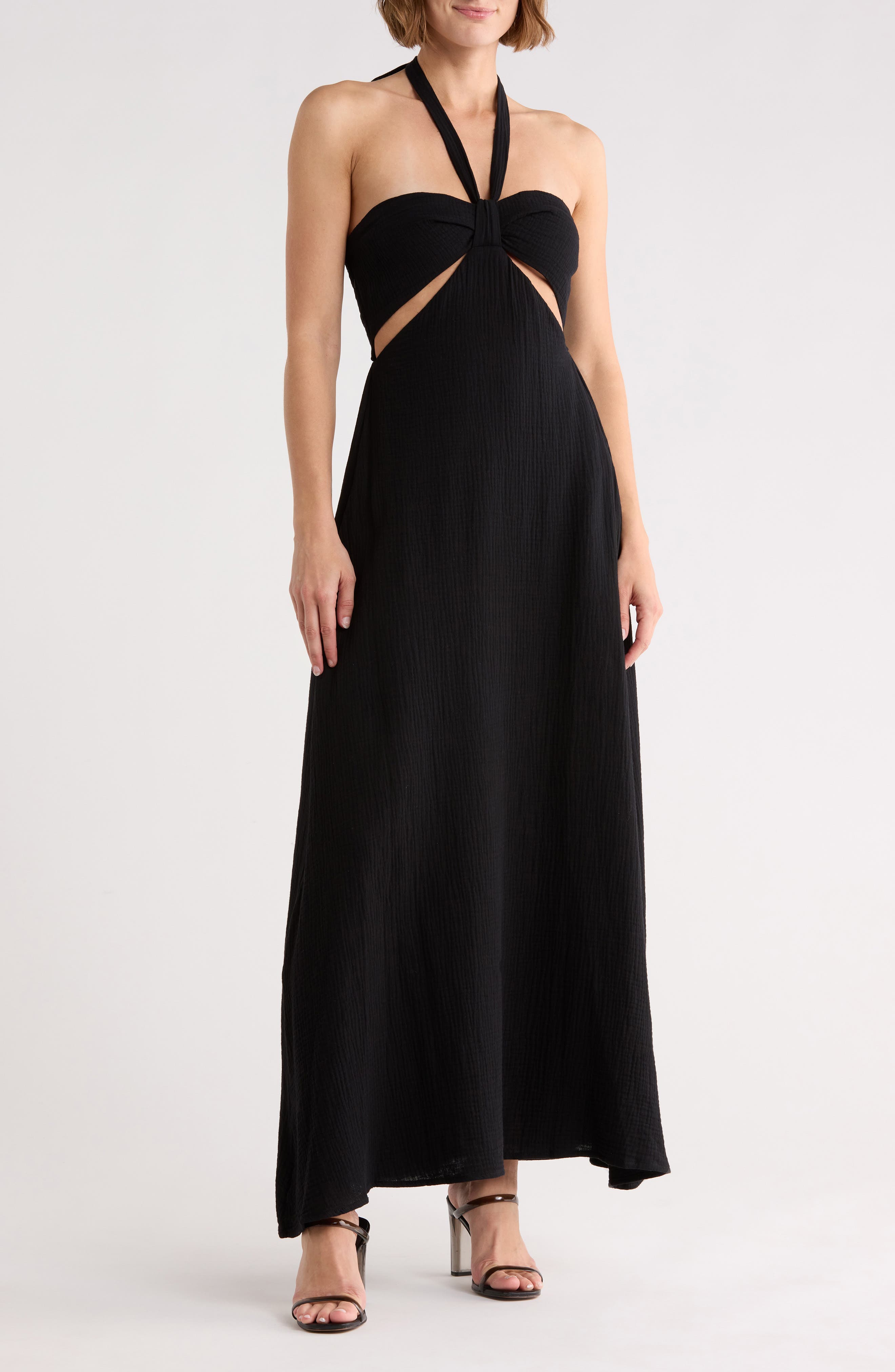 LBLC the label Dakota Cutout Halter Dress