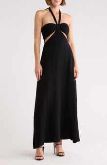 Dakota Cutout Halter Dress