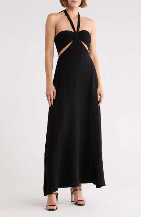 LBLC the label Dakota Cutout Halter Dress