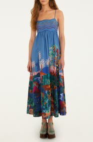FARM Rio Dream Landscape Sundress
