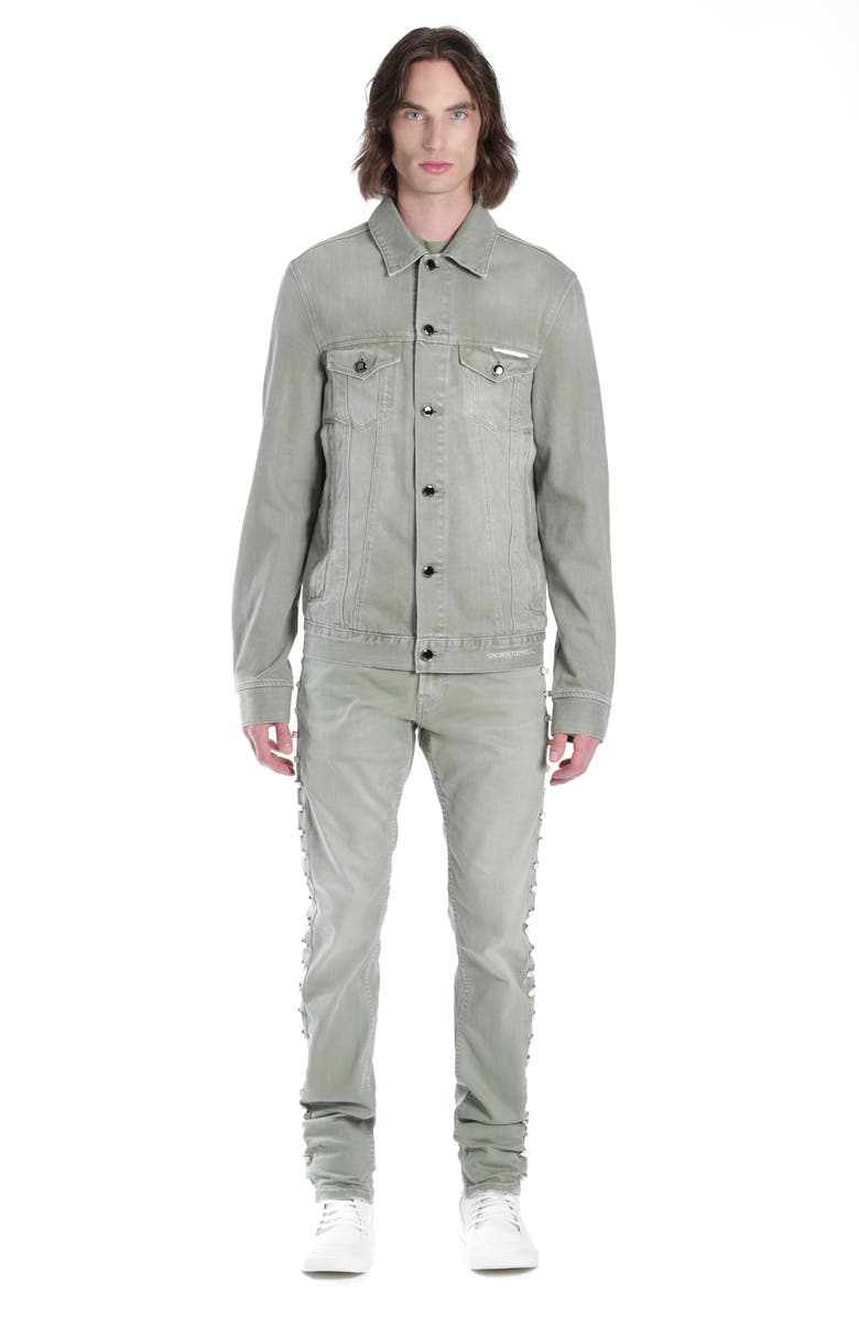 HVMAN Nonstretch Denim Jacket, Alternate, color, Aspen