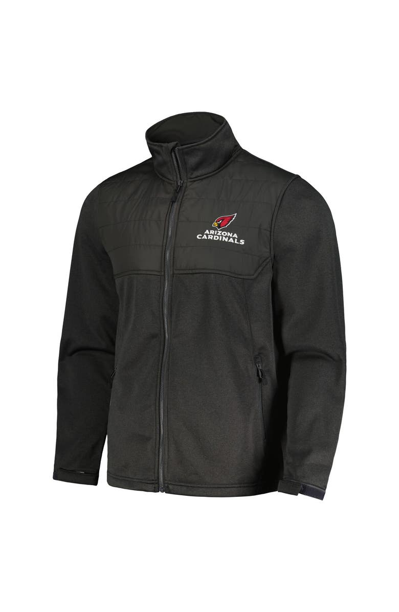 DUNBROOKE Men's Dunbrooke Heather Black Arizona Cardinals Explorer Tech Full-Zip Jacket, Alternate, color, Heather Black