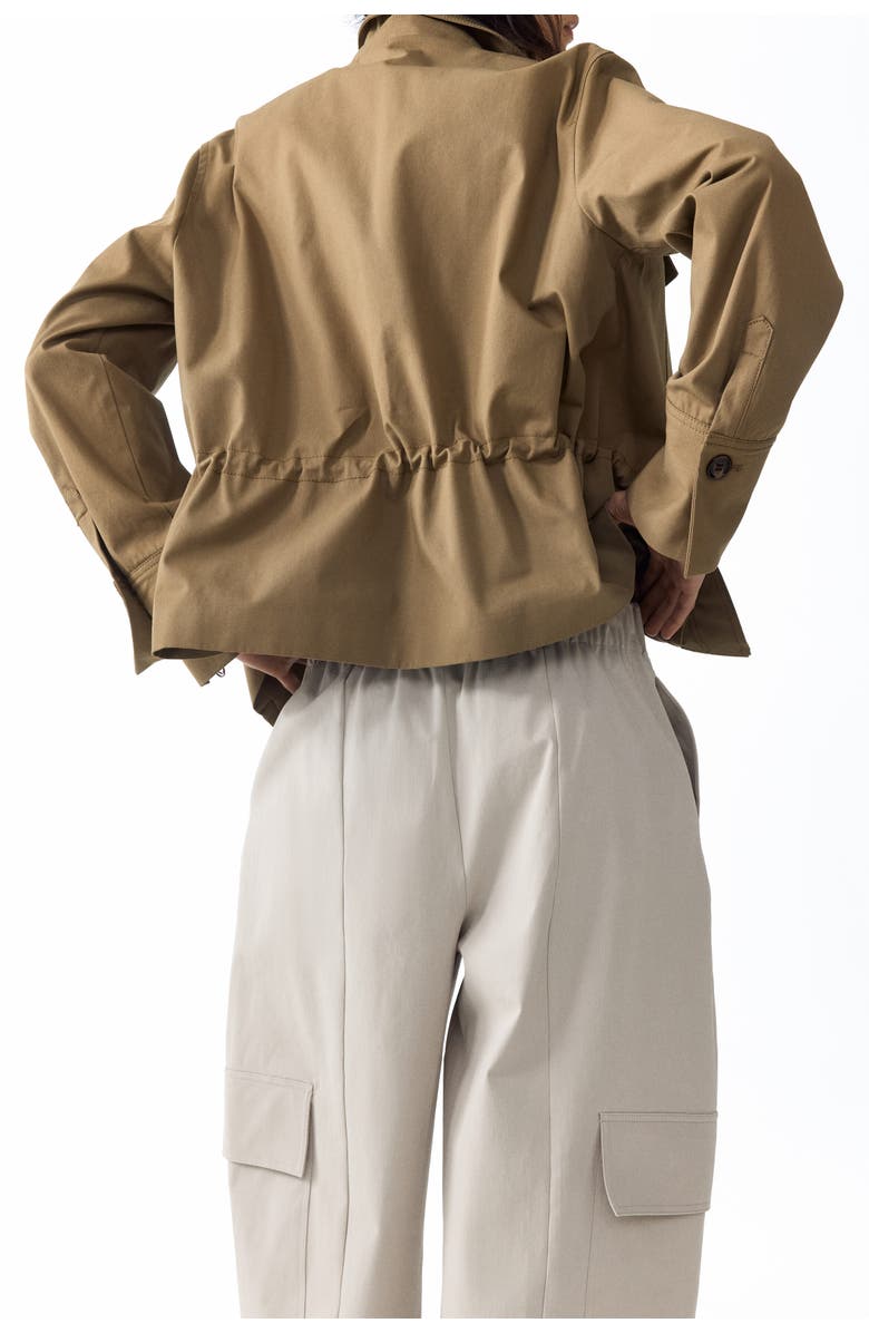 H&M Wrap-detail Cargo Trousers, Alternate, color, Light Beige
