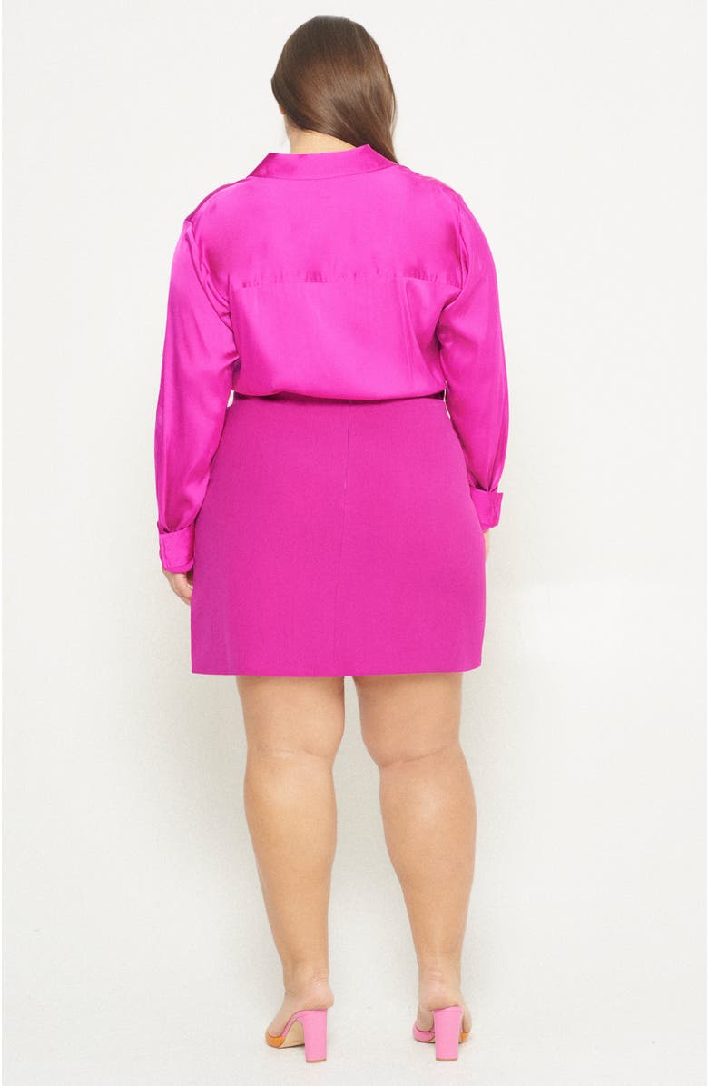 AS by DF Tasha Blouse, Alternate, color, Magenta