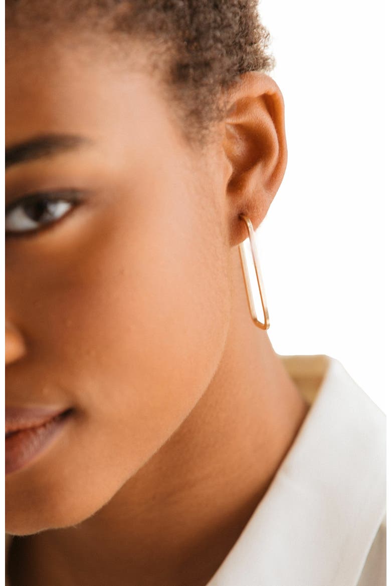 Bali Hoops, Alternate, color, Gold-filled