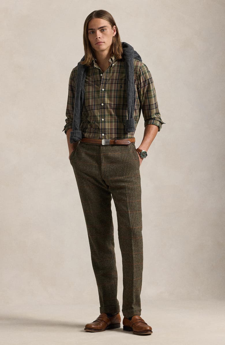 Polo Ralph Lauren Madras Plaid Button-Down Shirt, Alternate, color, 