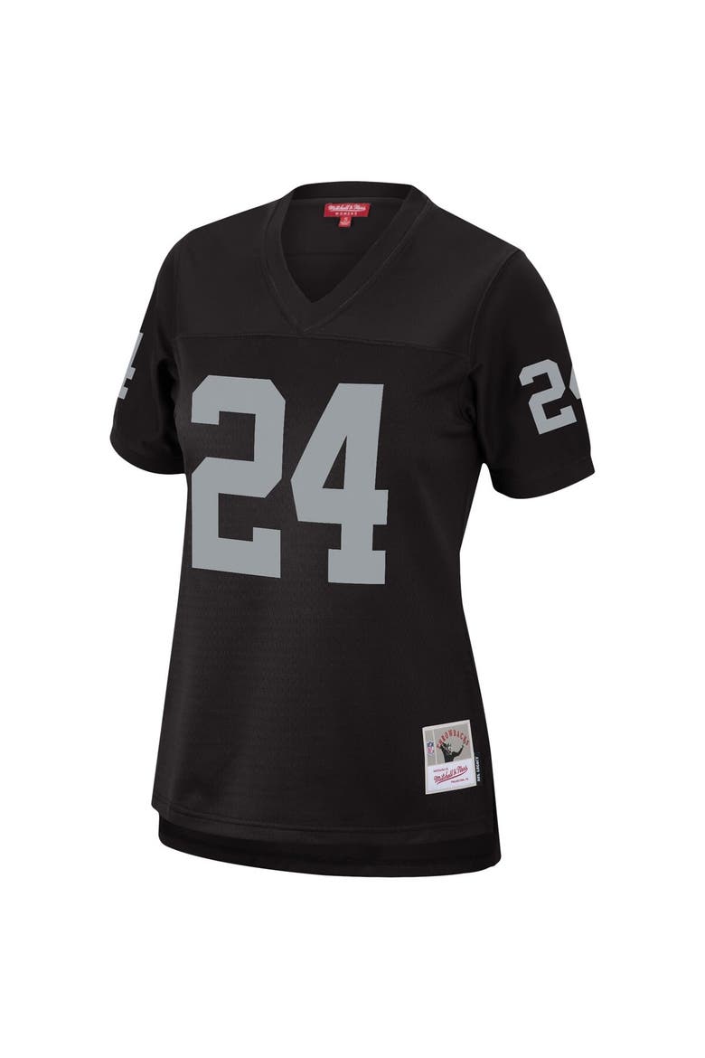 Women's Mitchell & Ness Charles Woodson Black Las Vegas Raiders Legacy Replica Team Jersey, Alternate, color, Black