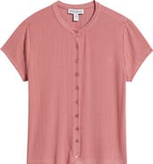 Bernardo Ribbed Buttoned Shirt
