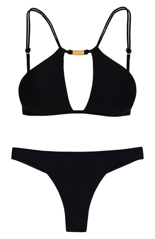 Vix Paula Hermanny Stacy Lauren Bikini Top In Black