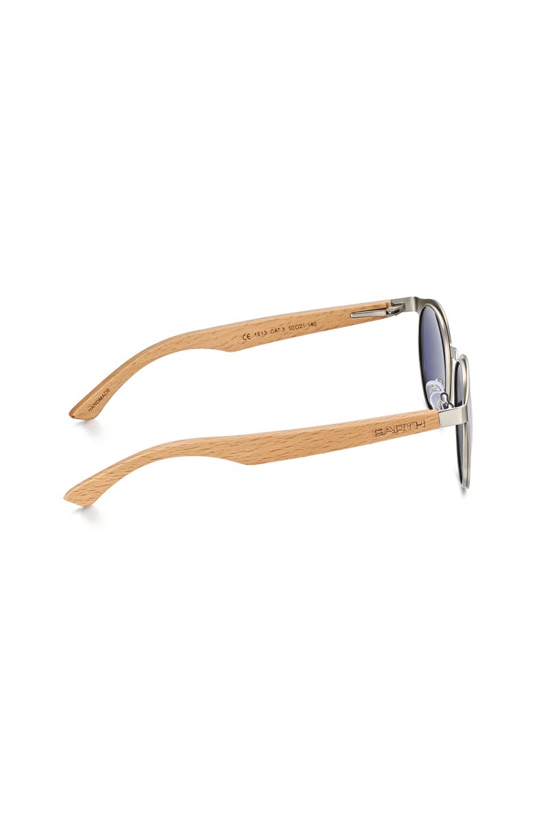 EARTH WOOD Positano Polarized Sunglasses, Alternate, color, Zebra/Brown