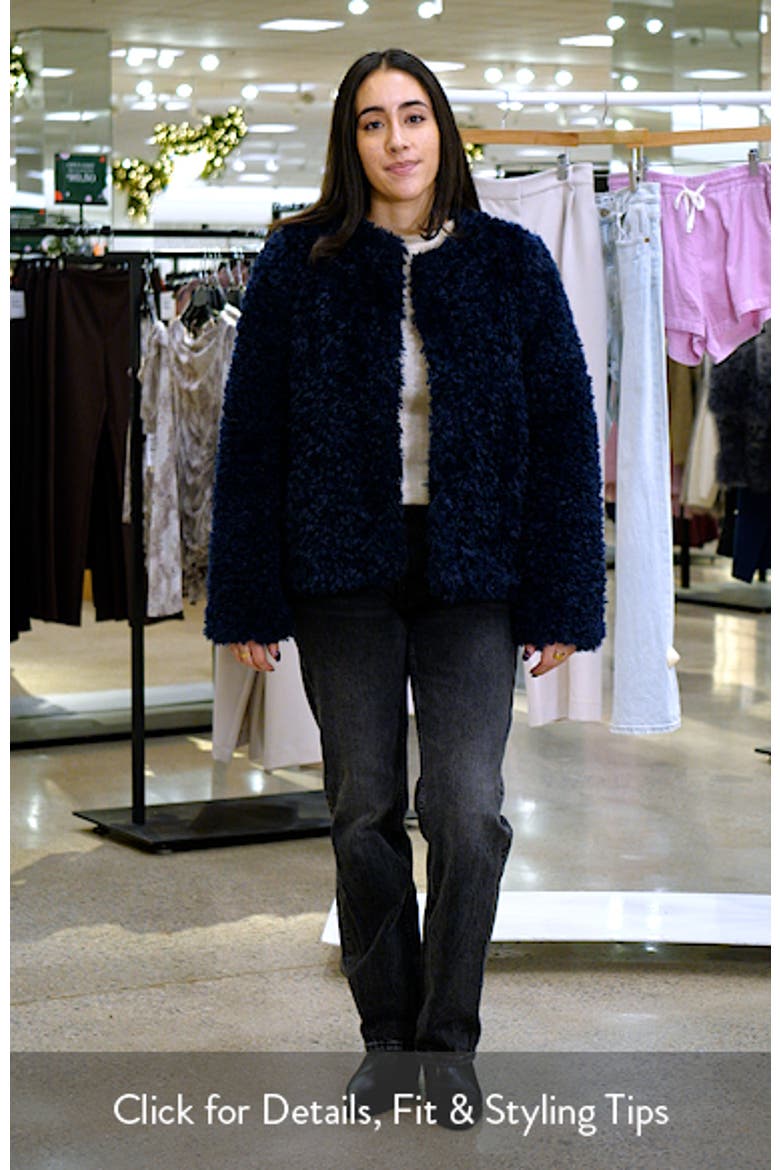 Francine Faux Shearling Jacket video