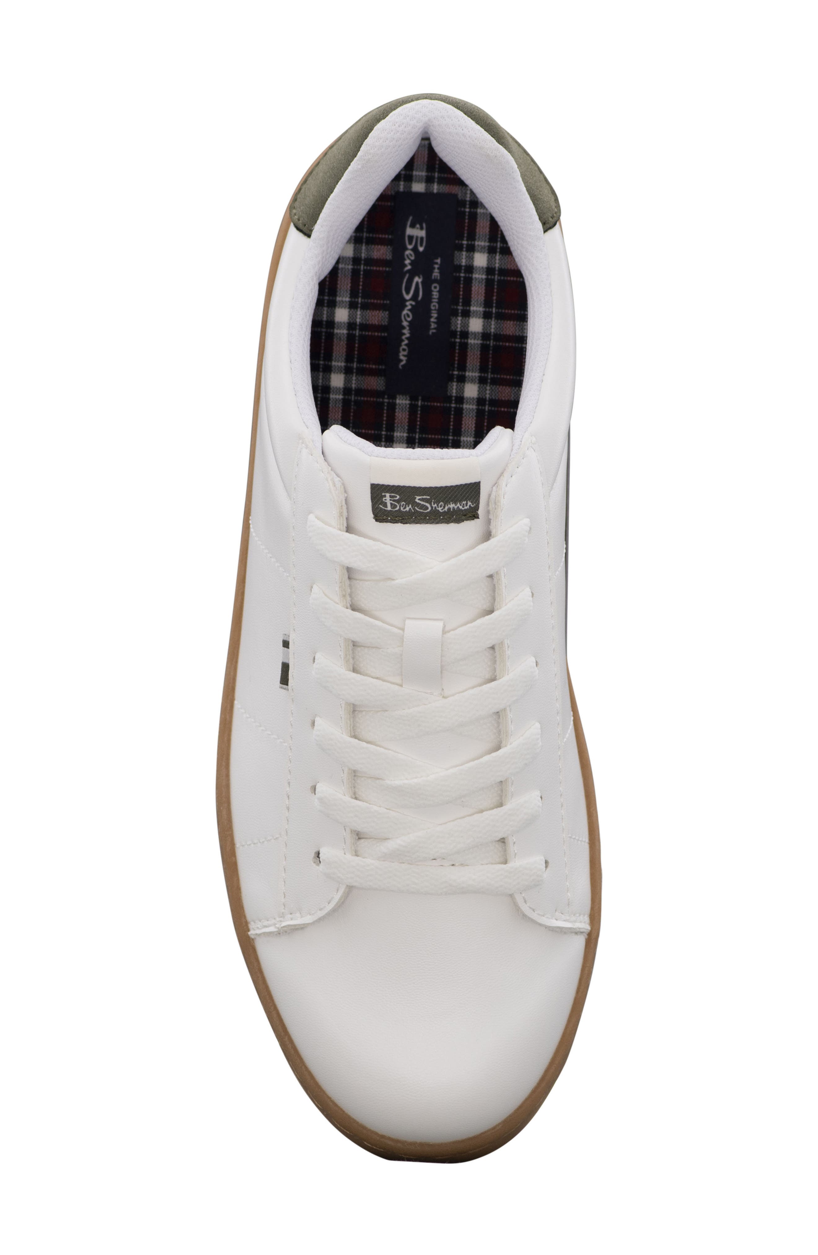 Ben Sherman Hampton Sneaker, Alternate, color, White/ Gum/ Olive