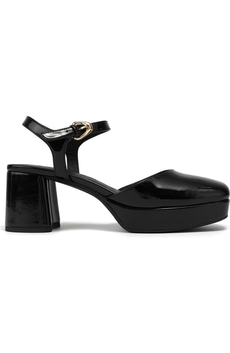 Aerosoles Two-Piece Platform Pump, Alternate, color, Black Fx Glazed Kid