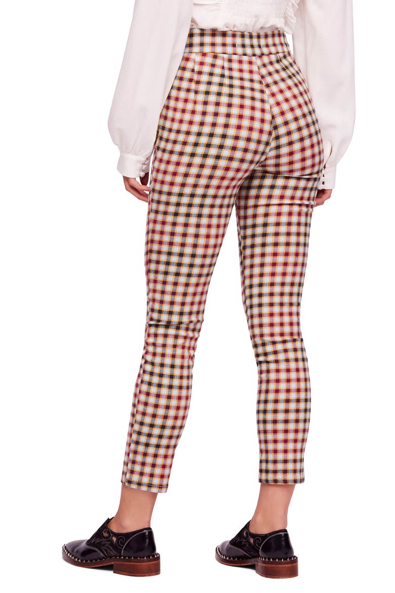 Ella Kick Skinny Trousers, Alternate, color, MINT