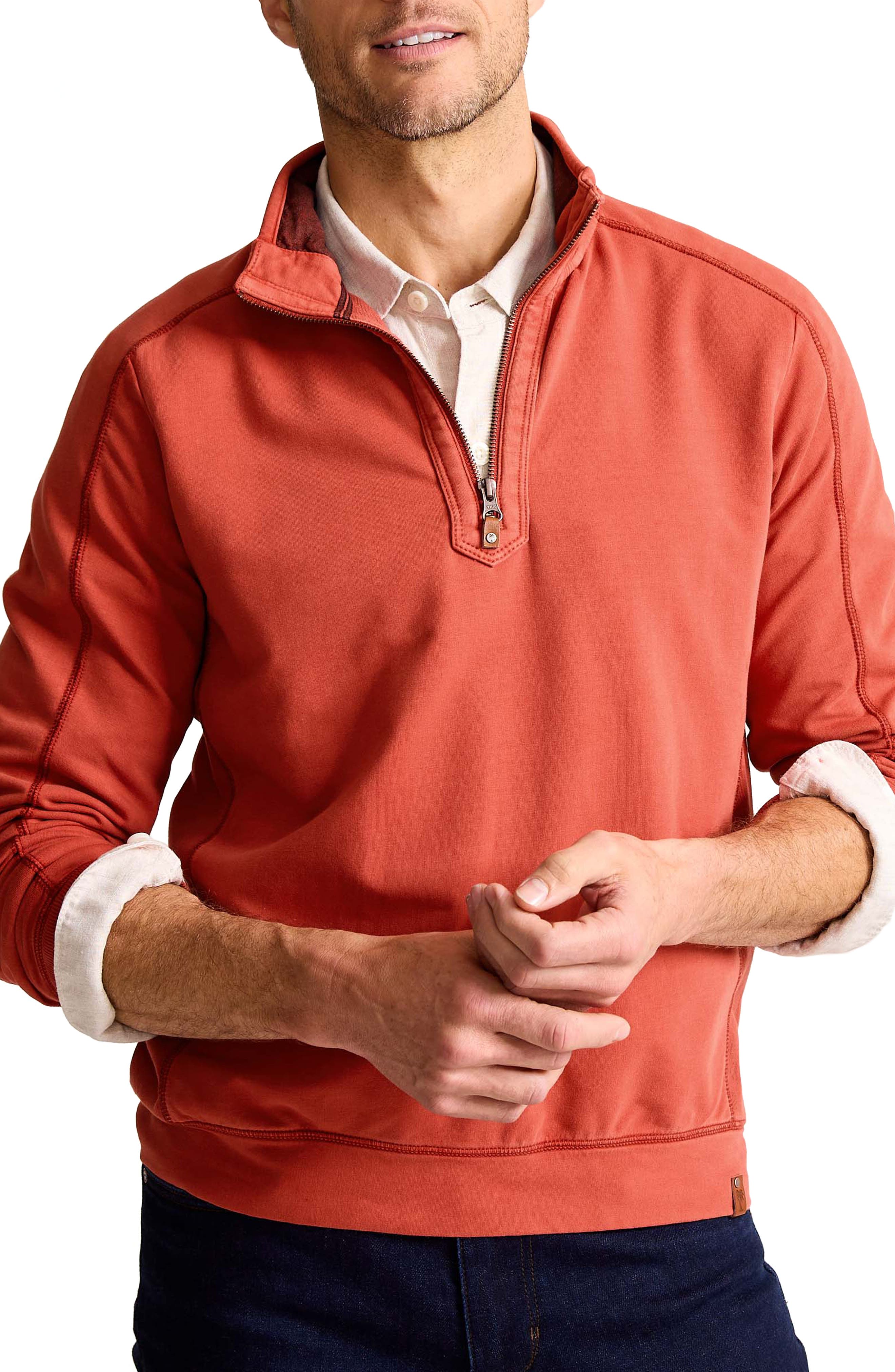 French Terry Half Zip Pullover
