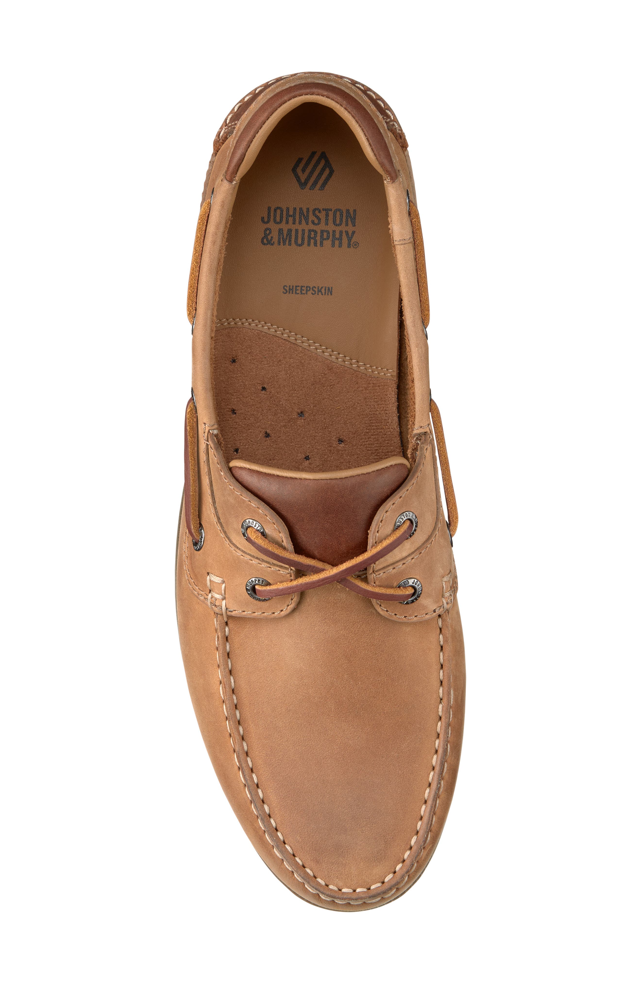 Ventura Boat Shoe, Alternate, color, TAN FULL GRAIN