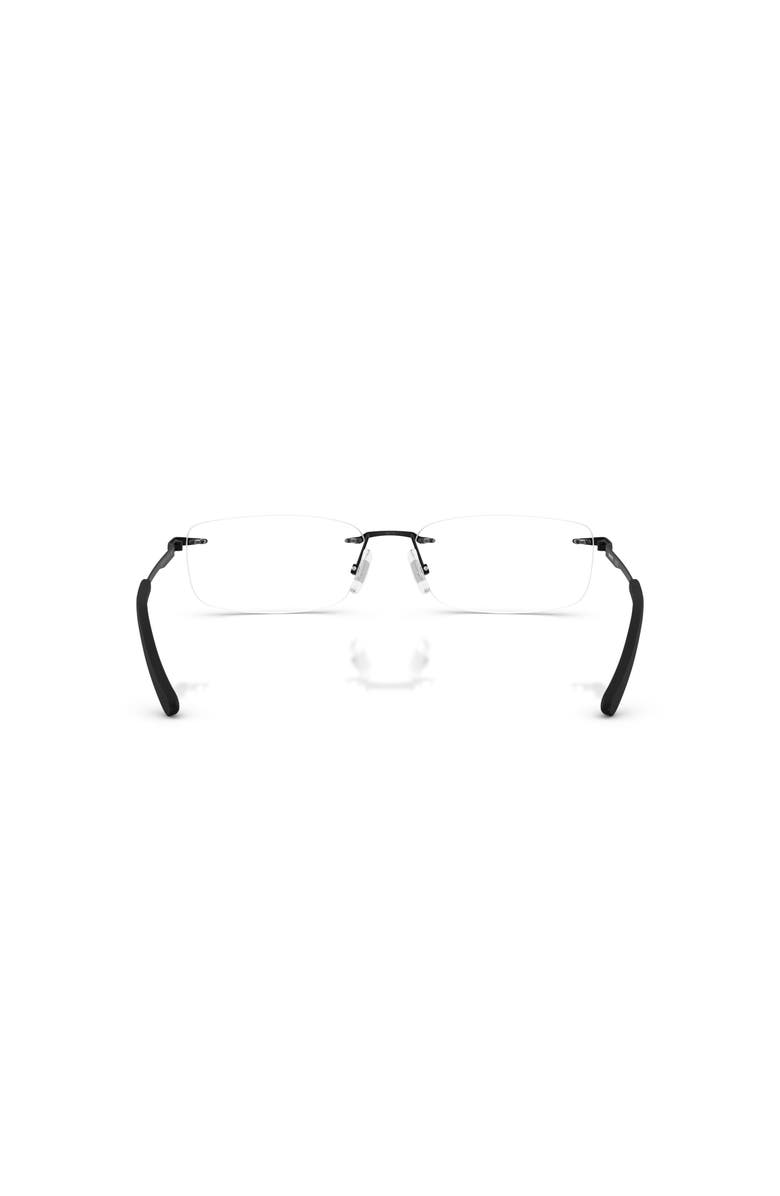 ARNETTE 58mm Rectangle optical glasses, Alternate, color, Black