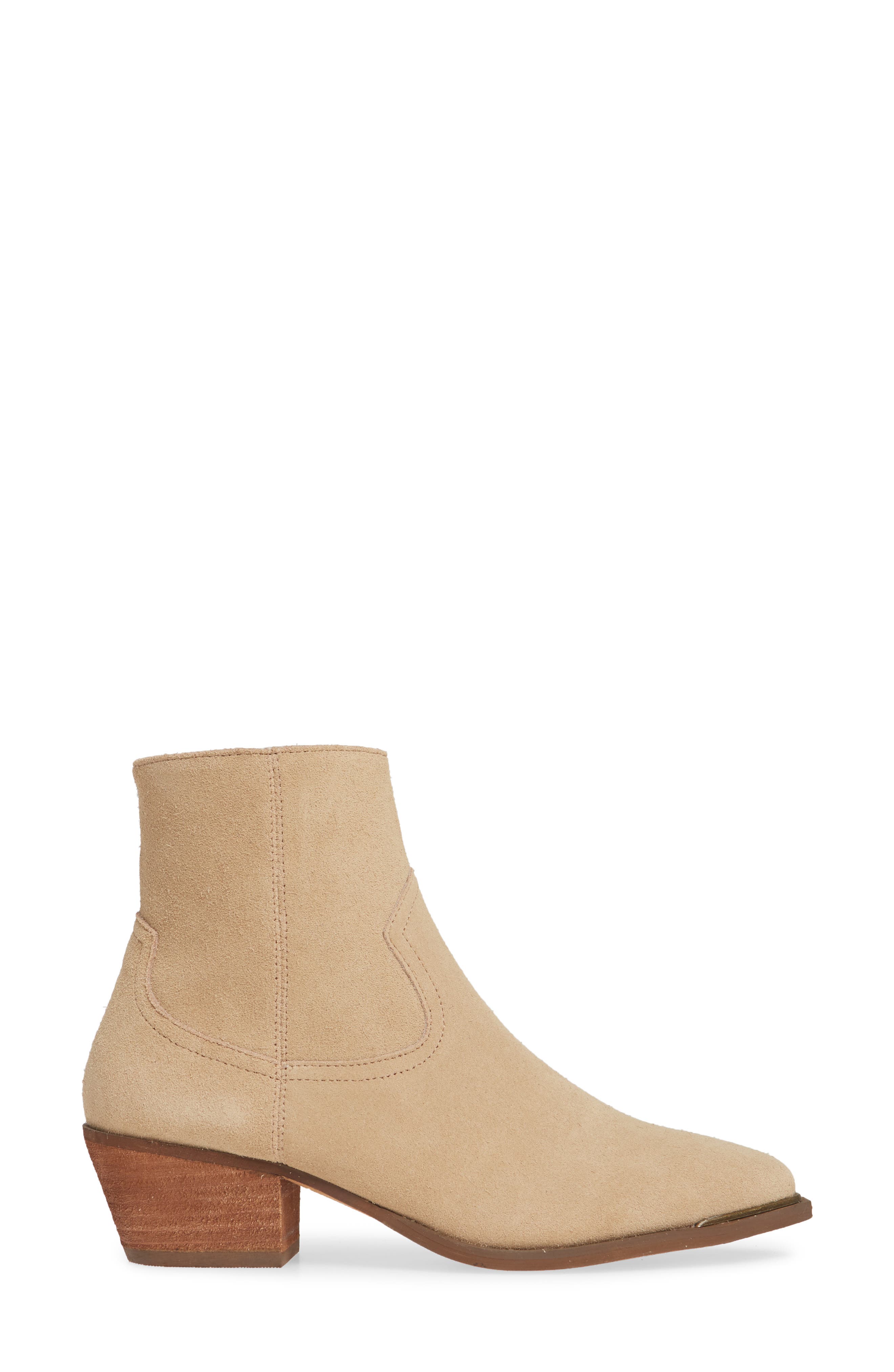 Band of Gypsies Creed Bootie, Alternate, color, NATURAL SUEDE
