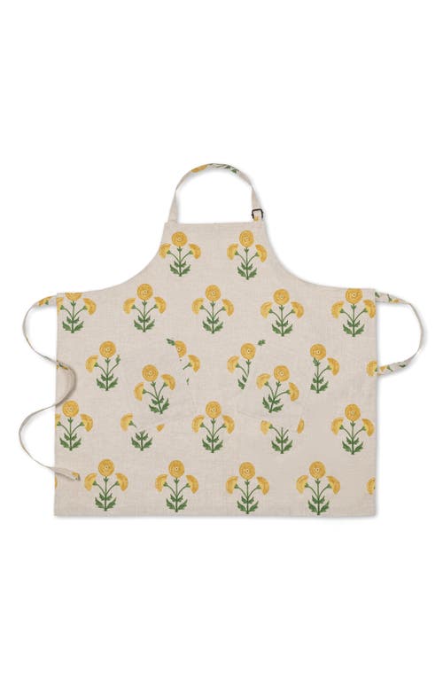 Matouk Linen Apron in Gisele Marigold Natural  product