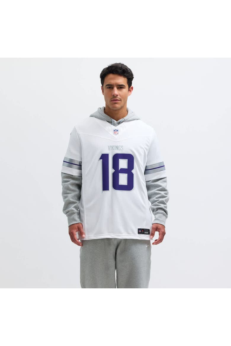 Men's Nike Justin Jefferson White Minnesota Vikings Alternate Vapor F.U.S.E. Limited Jersey, Alternate, color, White