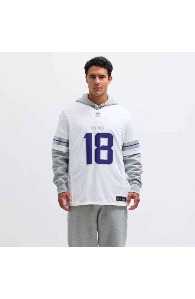 Nike Men's Nike Justin Jefferson White Minnesota Vikings Alternate Vapor F.U.S.E. Limited Jersey, Alternate, color, White