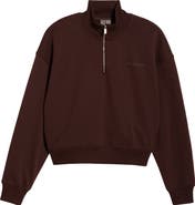 Sweaty Betty Revive Half Zip Crop Sweatshirt