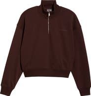 Sweaty Betty Revive Half Zip Crop Sweatshirt