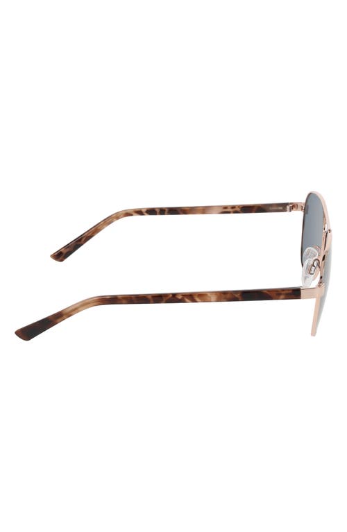 Cole Haan 55mm Aviator Sunglasses In Metallic